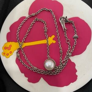 LAGOS 925 Luna Pearl Caviar Beaded Necklace, Adjustable Chain